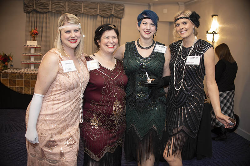 Jennifer Hunt, Sara Gard, Katie Griffin and Esther van Velze / Photo by Michael Hampton