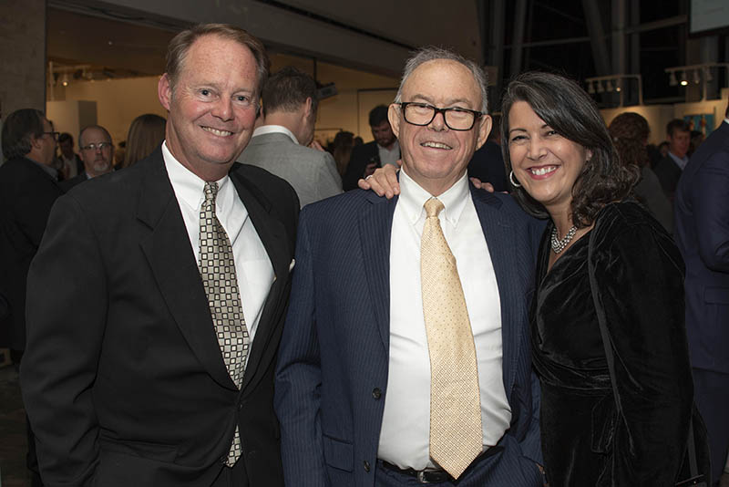 Mathew Miller, Bob Garren and Julie Miller/ Photo by Michael Hampton