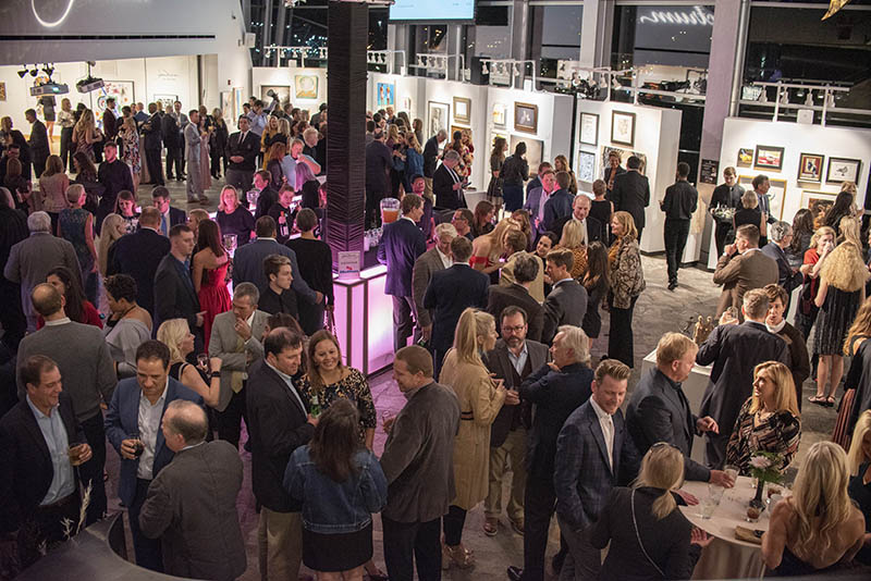 Spectrum attendees fill the museum's lobby. / Photo by Michael Hampton