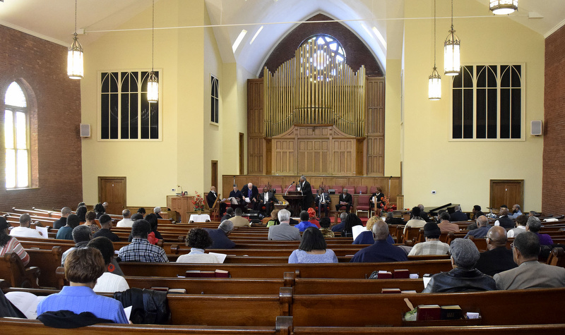 Staff Photo by Robin Rudd/   The Chattanooga/Hamilton County Branch of the NAACP resented a Jubilee Day Celebration hosted by First Baptist Church on January 1, 2020.  Jubilee Day recalls Abraham Lincoln signing the Emancipation Proclamation, the document that freed the slaves.