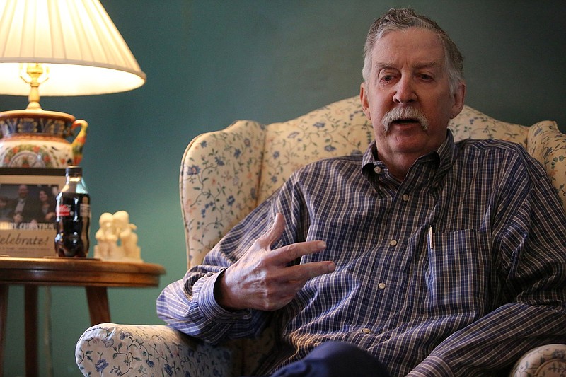 Staff photo by Erin O. Smith / Chris Townley, the former solicitor general for Walker County State Court, talks about his career Wednesday, January 8, 2020 at his home in Chickamauga, Georgia. Townley was selected to receive the 18th Annual Thomas O. Marshall Professionalism Award from the Georgia State Bar Association.