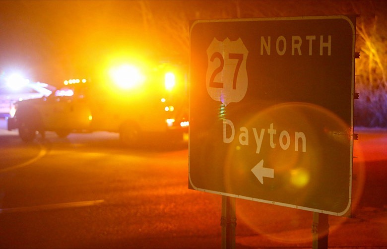 U.S. Highway 27 North was shut down between Signal Mountain Road and Dayton Pike Thursday evening, Jan. 9, 2020, following an officer-involved shooting. / Staff photo from Erin O. Smith