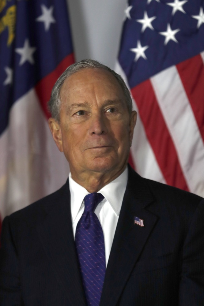 Democratic Presidential candidate and former New York City Mayor Michael Bloomberg waits to speaks during a rally Friday, Jan. 10, 2020, in Atlanta. (AP Photo/John Bazemore)