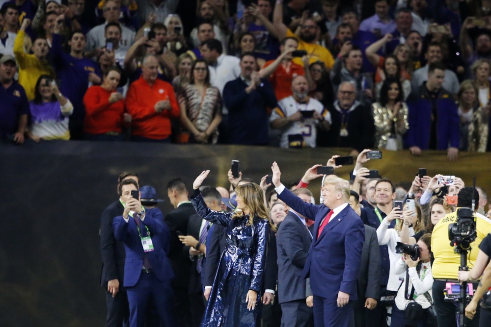 LSU QB on Trump attending Bama game: 'Regardless of your political