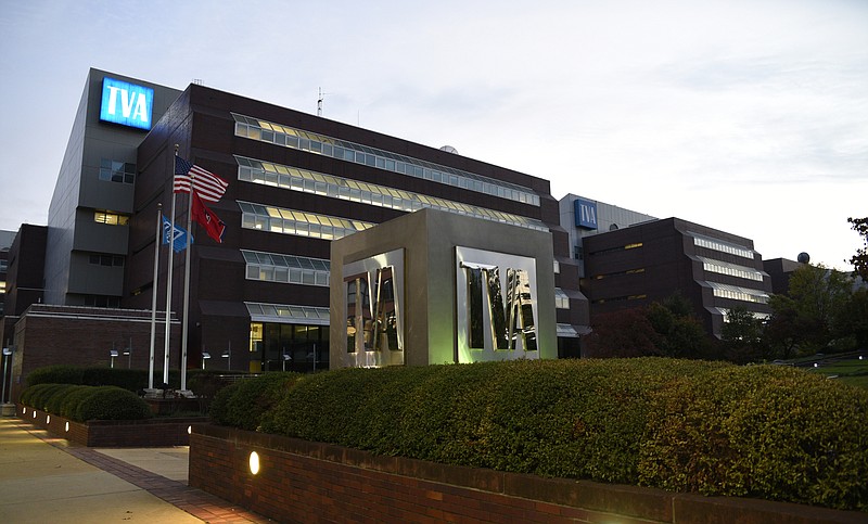 The Tennessee Valley Authority building in Chattanooga is shown in this 2016 staff file photo. / Staff file photo