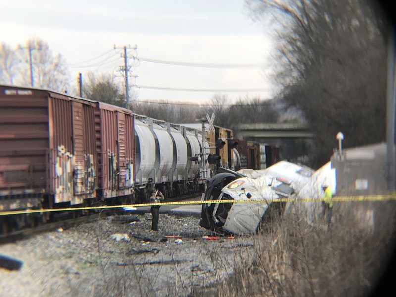 Man dies after train, truck collide at Daisy Dallas Road crossing
