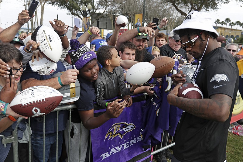 Bleachers Sports Music & Framing — Lamar Jackson Signed Baltimore