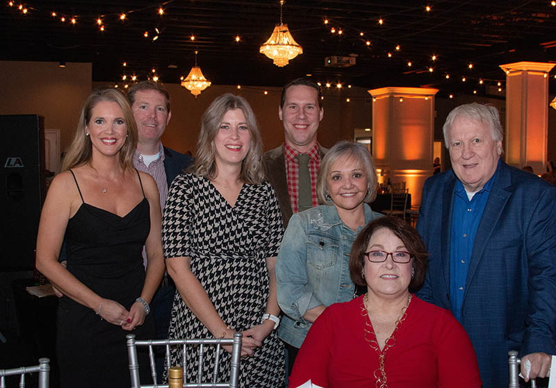 Kay & Travis Blevins, Dr. Brianne & Caleb Stambaugh, Brenda & Gene Lovin, and Lynn Chapman (front) / Photo by Angela Dillard