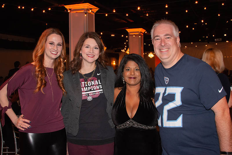 Vanessa McNeil, Janda White, Candace Litchfield and Kevin Lusk / Photo by Angela Dillard