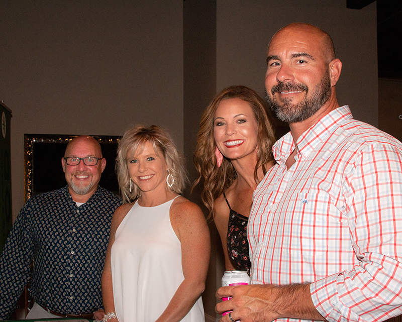 Joe & Ginger Liffick and April & Brandon Wear / Photo by Angela Dillard