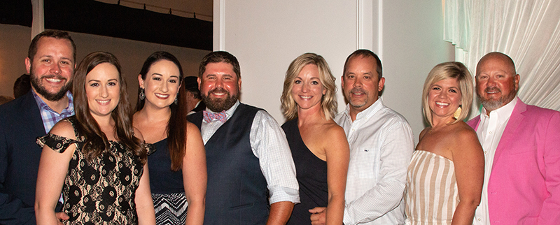 Michael & Paige Schober, Olivia & Taylor Lewis, Shaneka & TJ Hunt and LeAnn & Buddy Gross / Photo by Angela Dillard