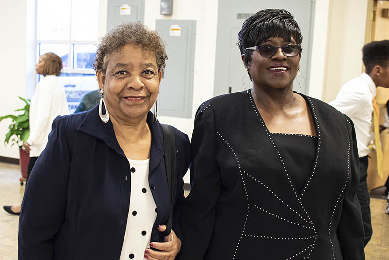 Mary Covington and Maxine Davis/ Photo by Michael Hampton