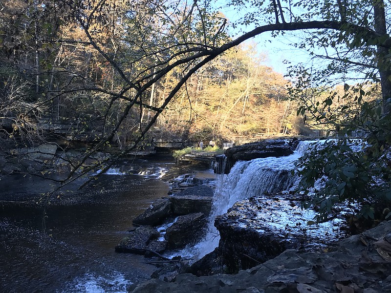 Falls on the Little Duck River at Old Stone Fort State Park / Photo by Emily Crisman