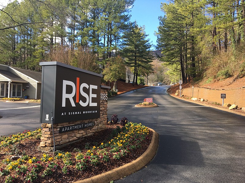 Photo by Dave Flessner / The Rise at Signal Mountain, located at 1185 Mountain Creek Road, was acquired by StoneRiver properties in Alabama in January 2020.