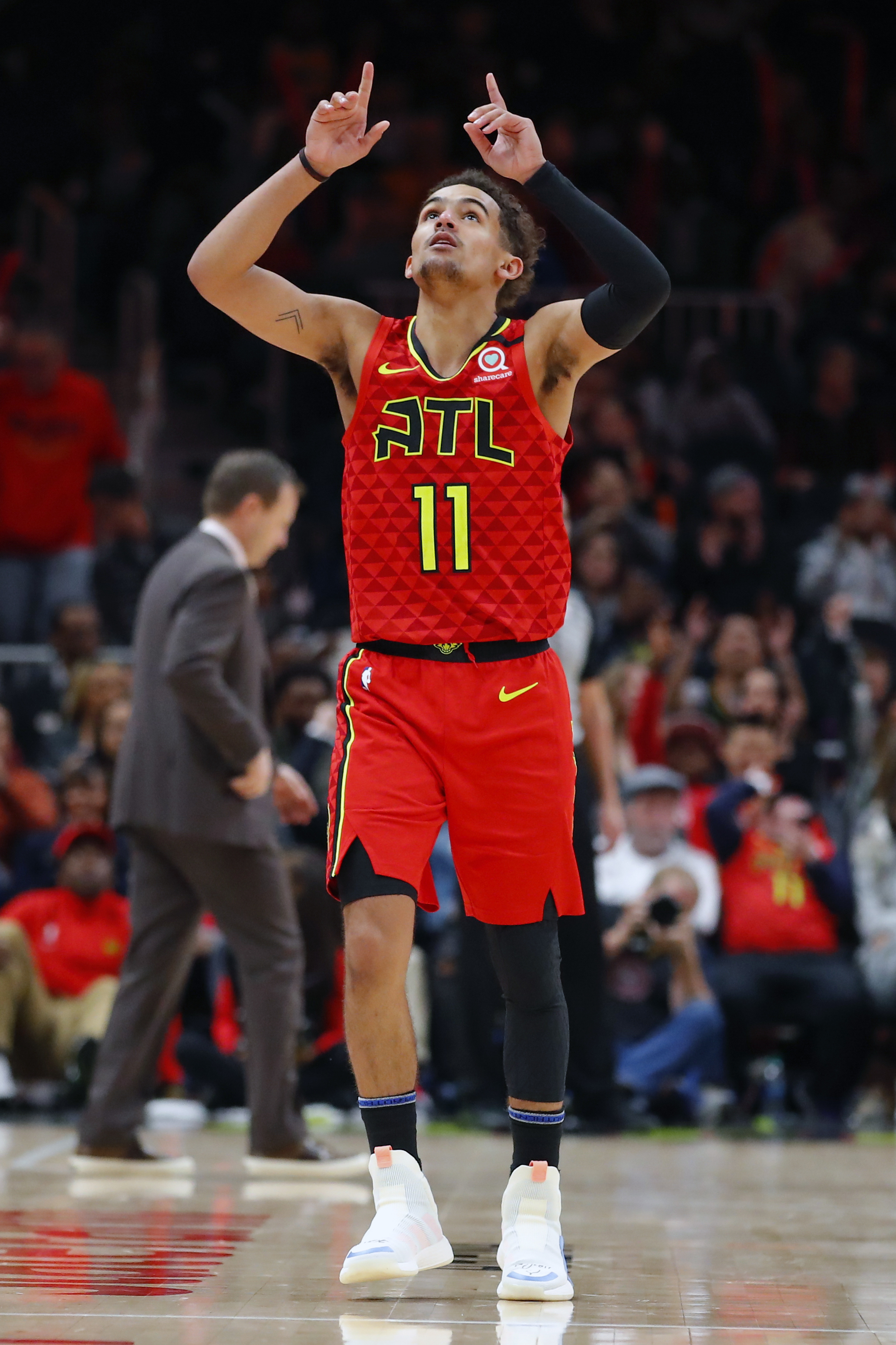 Trae Young wears Number 8 jersey to honor Kobe Bryant 