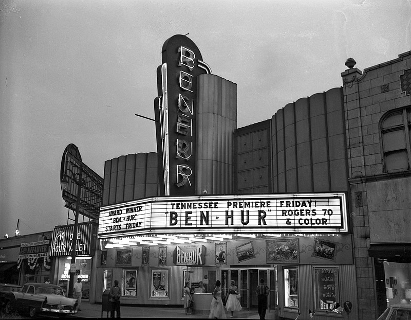 Shown here in 1960, the Rogers Theater was a mainstay of Chattanooga cultural life for three decades. Photo from Free Press archives.
