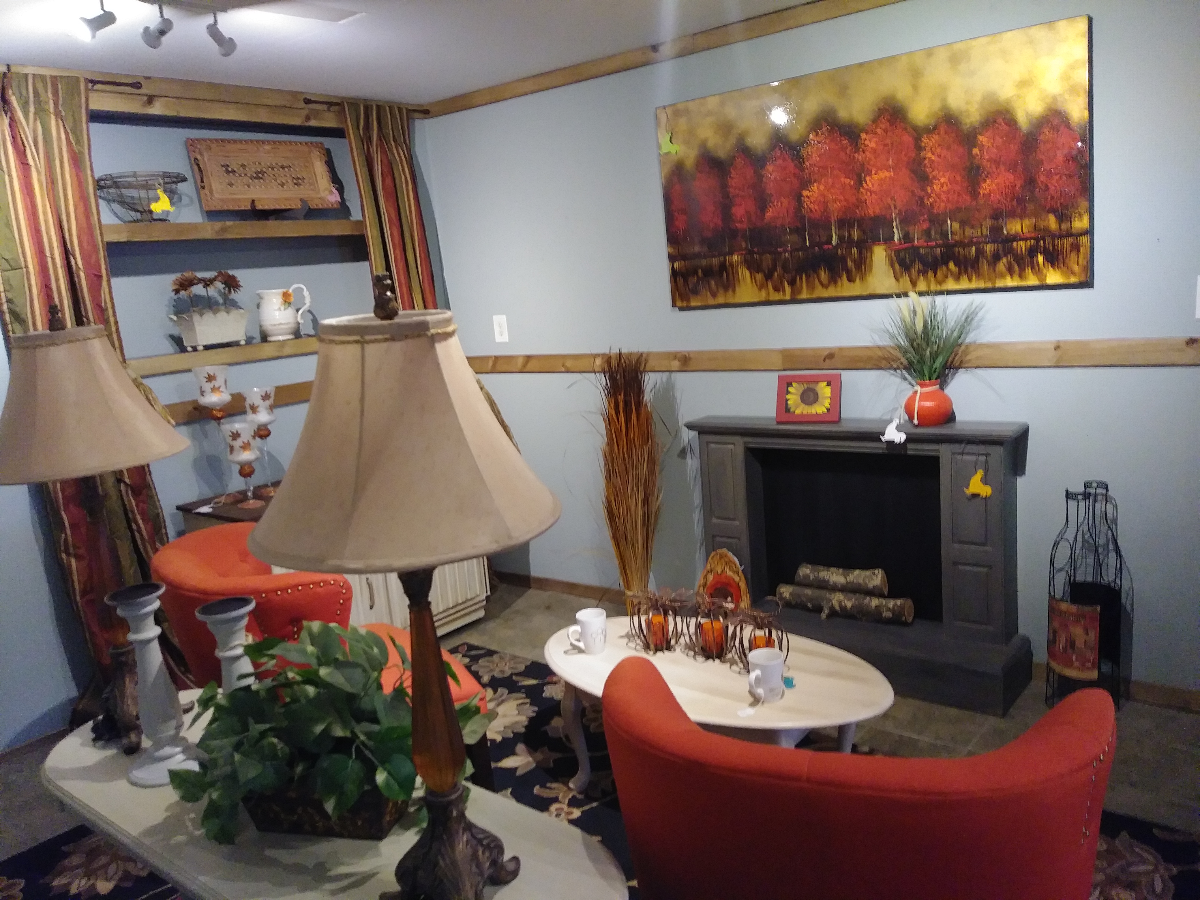 The Moody Rooster's selection of home decor and furniture is arranged into vignettes. / Contributed photo by Sean Braxton