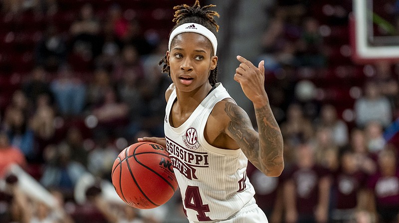 AP file photo by Vasha Hunt / Mississippi State guard Jordan Danberry had 11 points and five steals to help the eighth-ranked Bulldogs beat No. 23 Tennessee 72-55 Thursday night in Knoxville.