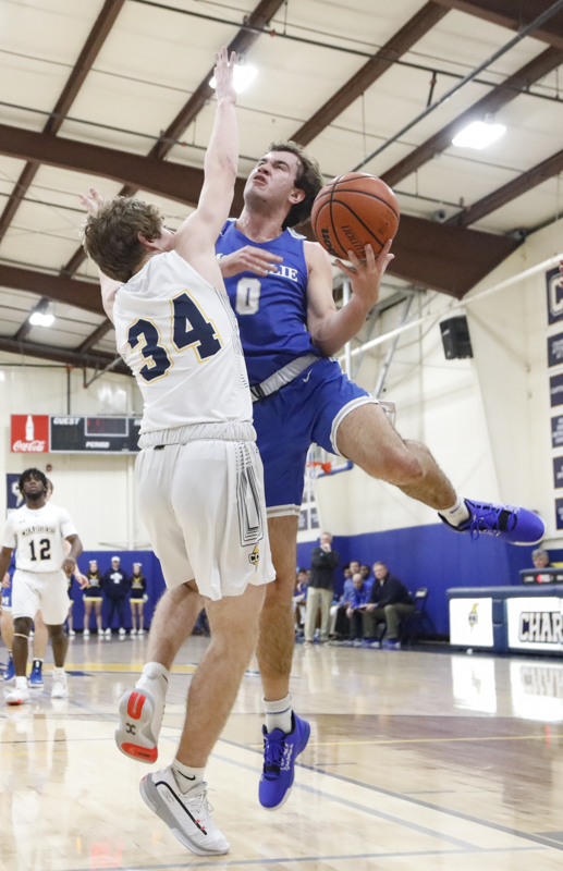Staff photo by Troy Stolt / McCallie's Spencer Turner (0) goes up for a layup during the boy's basketball game between Chattanooga Christian and McCallie at Chattanooga Christian on Friday, Feb. 7, 2020 in Chattanooga, Tenn.