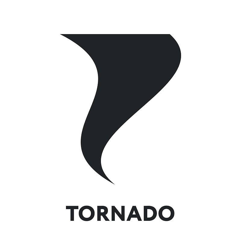 Tornado Cyclone Hurricane Twister Typhoon. Vector Flat Line Stroke Icon. tornado tile / Getty Images
