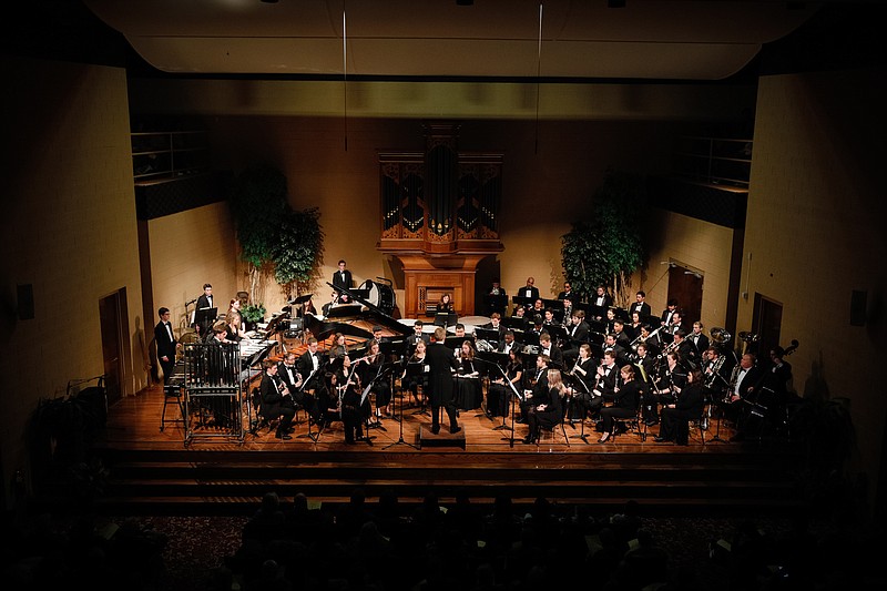 Southern Adventist University's Wind Symphony, Jazz Ensemble, Steel Drum Ensemble and Ringtones handbell choir will present a concert of popular music on Saturday, Feb. 15. / Southern Adventist University Marketing and University Relations Photo