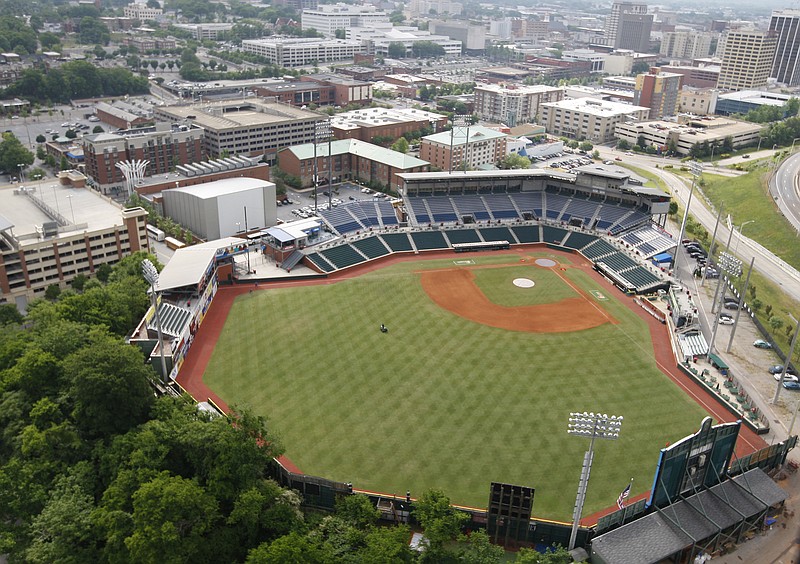 Staff Photo by Doug Strickland / AT&T Field, home of minor league Lookouts 