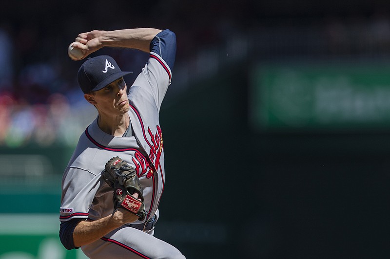 AP photo by Manuel Balce Ceneta / Atlanta Braves starter Max Fried delivers to a Washington Nationals batter during a road game in September 2019. Fried went 17-6 with an ERA of 4.02 last season, striking out 173 batters and walking 47 in 165 2/3 innings.