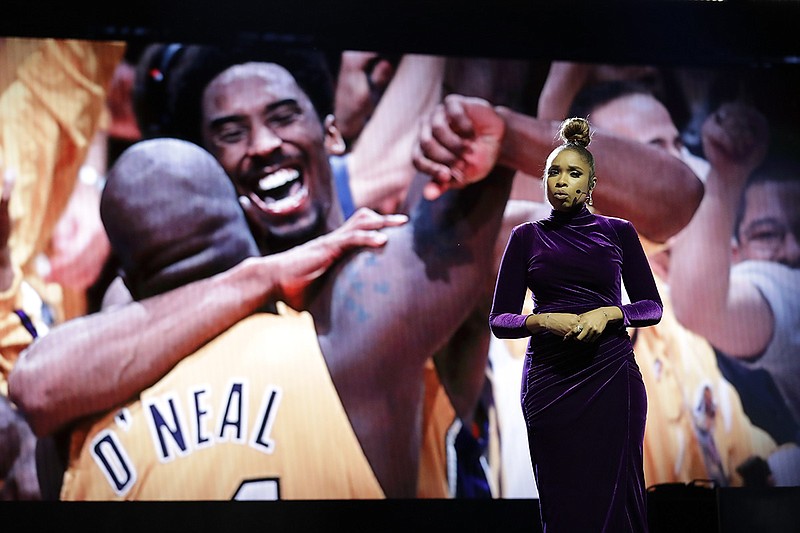 AP photo by Nam Huh / Before the NBA All-Star Game on Sunday night in Chicago, Jennifer Hudson sings a tribute to Los Angeles Lakers legend Kobe Bryant and his daughter Gianna, who were among nine people killed in a helicopter crash on Jan. 26 in Southern California.