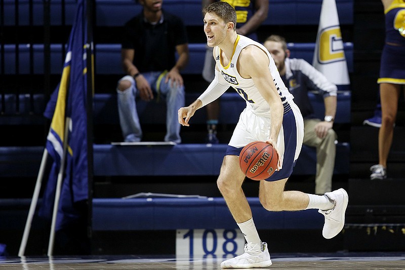 Staff file photo by C.B. Schmelter / UTC senior Matt Ryan scored 27 points Wednesday night to help the Mocs to a 91-68 win at The Citadel. The Mocs never trailed during the win in Charleston, S.C., that raised their hopes for a top-four seed at next month's SoCon tournament.