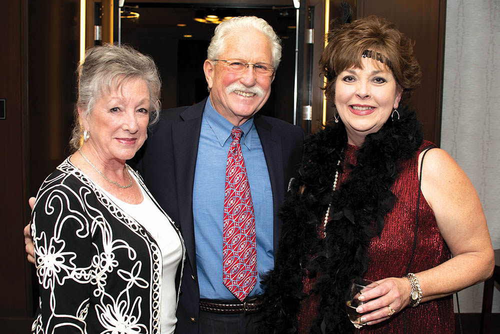 Sue & Gordon Wilson and Joan Rose/ Photo by Michael Hampton