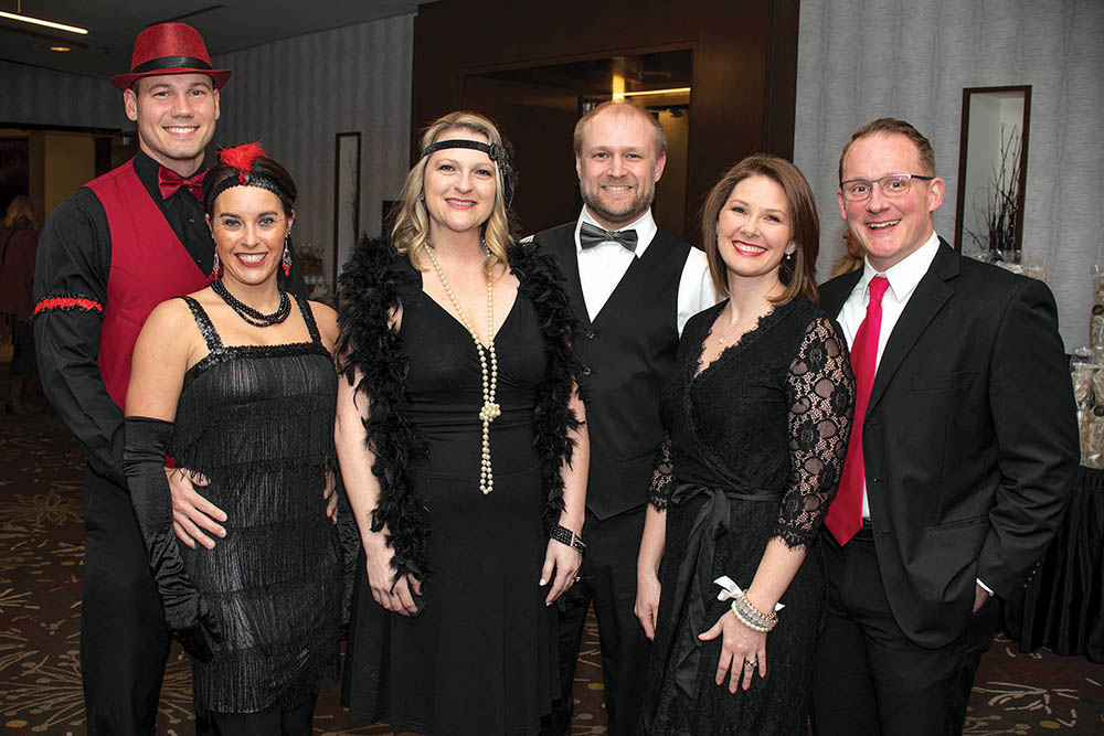 Joshua & Tamara Berry, Jennifer & Kevin Merrell and Molly & Derek Sisk/ Photo by Michael Hampton
