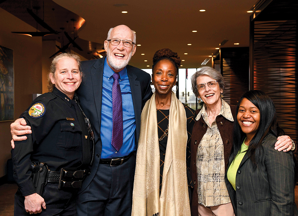 Danna Vaughn, Franklin McCallie, Elizabeth Williams, Tresa McCallie and Stephanie Guster/ Photo by Mark Gilliland