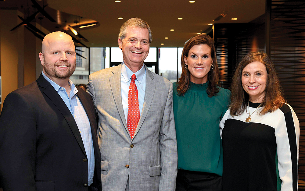 Craig Miller, Mark Stewart, Caroline Walker and Gloria Stewart/ Photo by Mark Gilliland