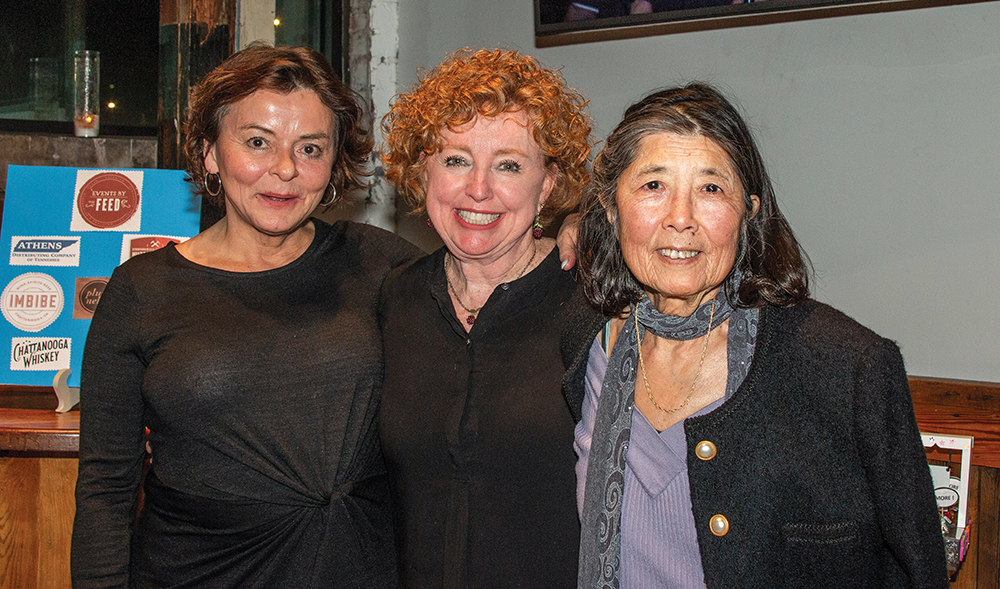 Mary Ann Zaha, Jada Nelligan and Jay Ku/ Photo by Angela Dillard