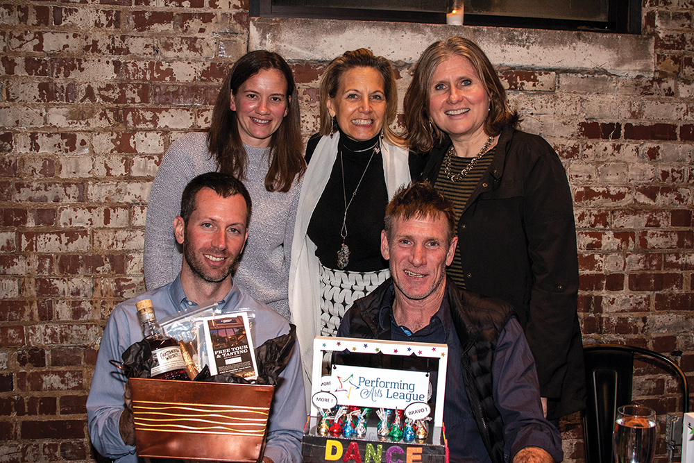 Front: Cory Presnick and Remo Capecchi; Back: Jacki Presnick, Darlene Hicks and Beth Capecchi/ Photo by Angela Dillard