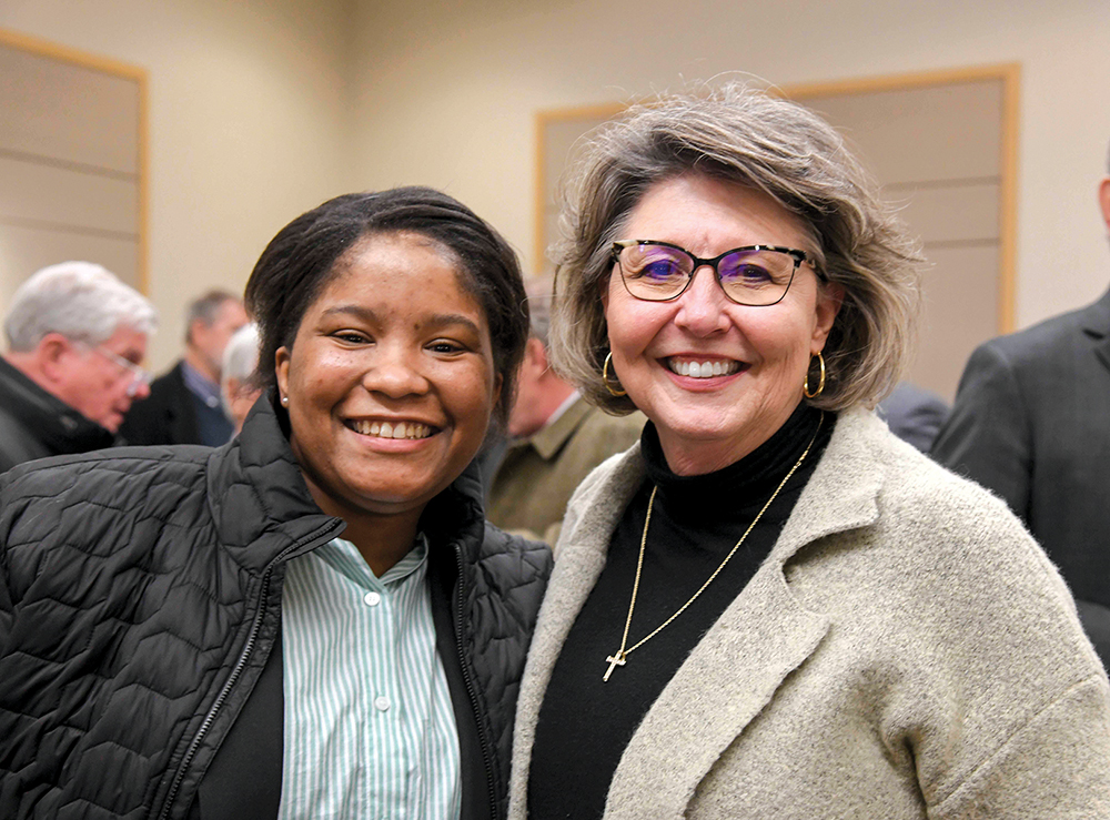 Miosha Hughes and Becky Worley/ Photo by Mark Gilliland