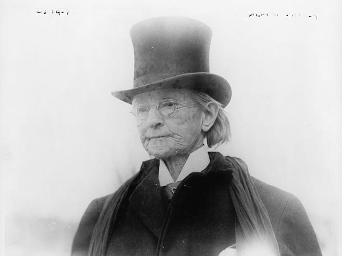 File photo / Dr. Mary Edwards Walker, in her top hat and coat, advocated for dress reform, noting that restrictive corsets and petticoats limited women's ability to serve equally.