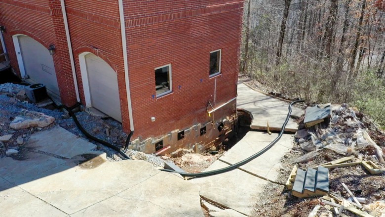Photo Provided Courtesy of 148 Films by Skip Skipper / Damage along Sunset Drive on Signal Mountain.
