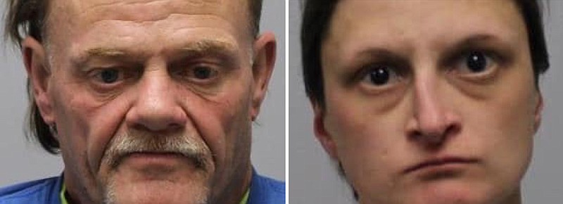 John Lee King and Rebekah Anamay Wilson are accused of stealing a boy's wheelchair in Cleveland, Tennessee, and selling it to a scrap yard. / Photos from the Cleveland Police Department's Facebook page