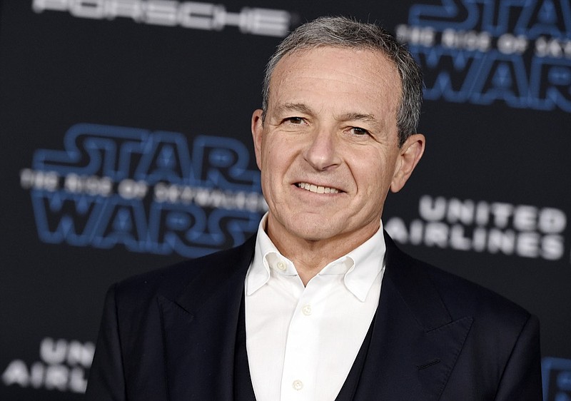 FILE - In this Dec. 16, 2019, file photo, Disney CEO Robert Iger arrives at the world premiere of "Star Wars: The Rise of Skywalker", in Los Angeles The Walt Disney Co. has named Bob Chapek CEO, replacing Bob Iger, effective immediately, the company announced Tuesday, Feb. 25, 2020. (Jordan Strauss/Invision/AP, FIle)


