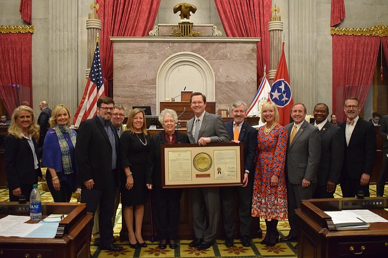 Bill Bennett resolution / photo courtesy of Tennessee House Republican Caucus