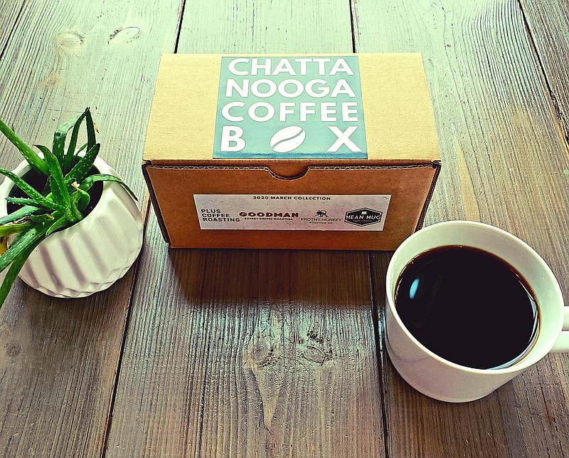 Photo by Jeremiah Kinser / Four different local coffees will be sent each month to subscribers of Chattanooga Coffee Box.