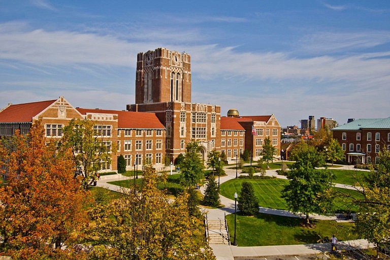 University of Tennessee main campus in Knoxville, Tennessee. 