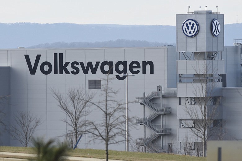 The Volkswagen Chattanooga assembly plant, located in the Enterprise South industrial park, is shown on Thursday, Jan. 14, 2016, in Chattanooga, Tenn. / Staff file photo