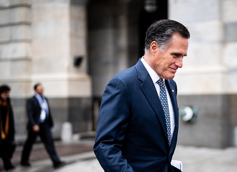 New York Times File Photo / Sen. Mitt Romney, R-Utah, seems unable to put his personal feelings about President Donald Trump behind him.