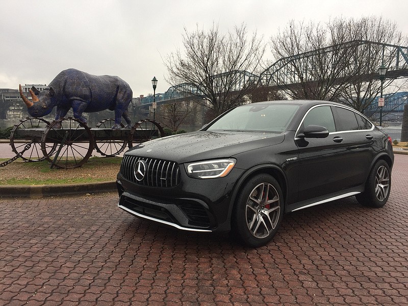 Staff Photo by Mark Kennedy / The 2020 Mercedes-Benz AMG GLC 63 S Coupe is a beast of an SUV.

