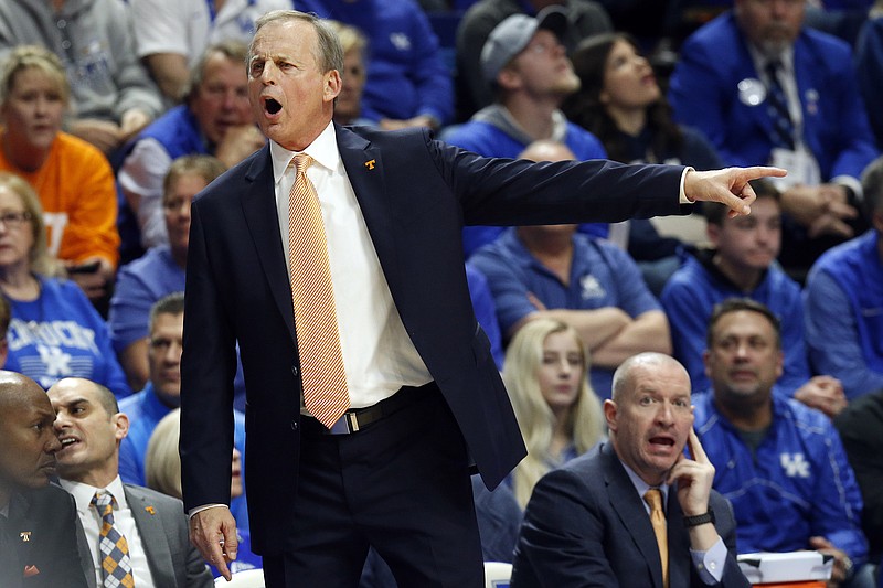 AP photo by James Crisp / Coach Rick Barnes and the Tennessee Vols have impressed in back-to-back wins against Florida and Kentucky heading into their regular-season finale against Auburn at Thompson-Boling Arena.