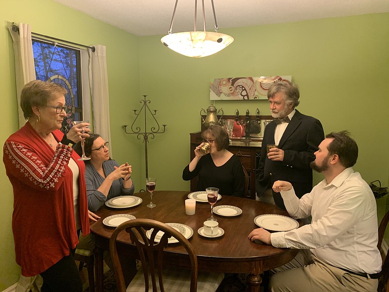 Photo by Katie Olsen / From left are Patti Gross, Faye Wilcox, Kendra Gross, Greg Rambin Sr. and Will Park.