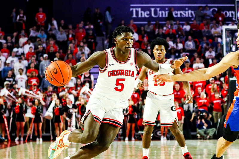 Georgia photo/Tony Walsh / Georgia freshman guard Anthony Edwards will try to lead the 13th-seeded Bulldogs to a surprising run in this week's SEC basketball tournament in Nashville.