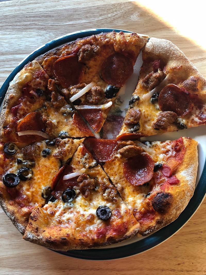 A 10-inch, build-your-own pizza from Your Pie is regularly $7.99. / Photo by Susan Pierce